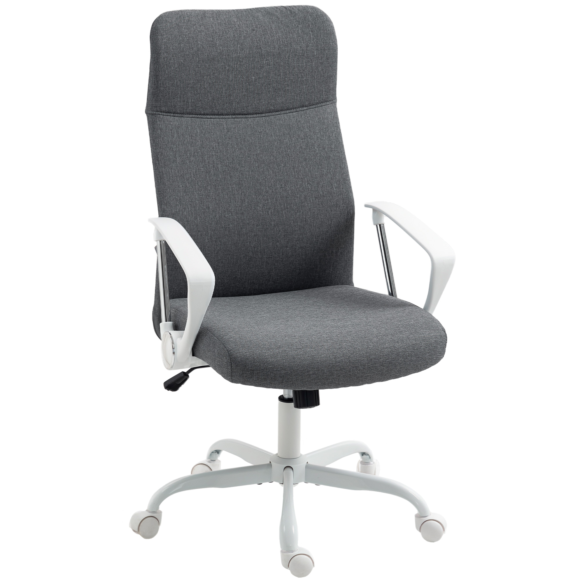 Fabric High Back Office Chair - Grey