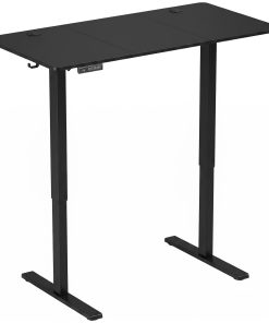 Standing Desk Memory Control Height Adjustable Desk 2 Cable Holes LED Display Sit Stand Desk Black