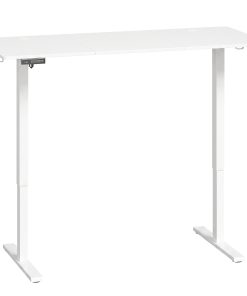 72-118cm Adjustable Electric Standing Desk with LED Display - White